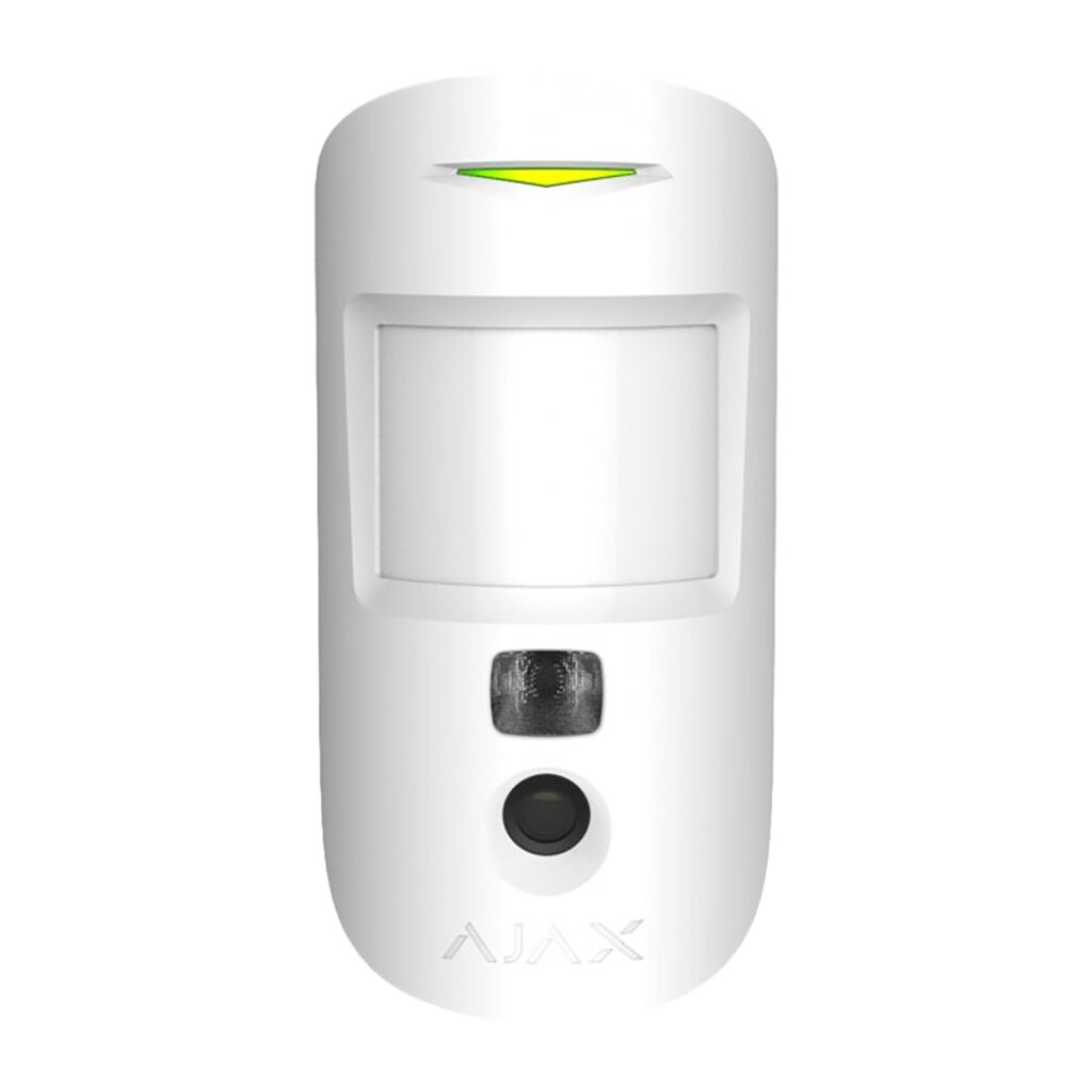Проводной датчик движения с поддержкой фотоверификации AJAX MotionCam (PhOD) white