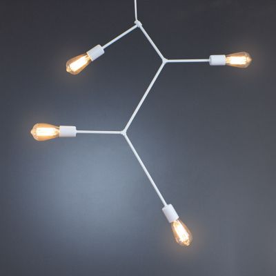 Подвес DNA 103465.01.01 белый, 60 W max x 4 лампы