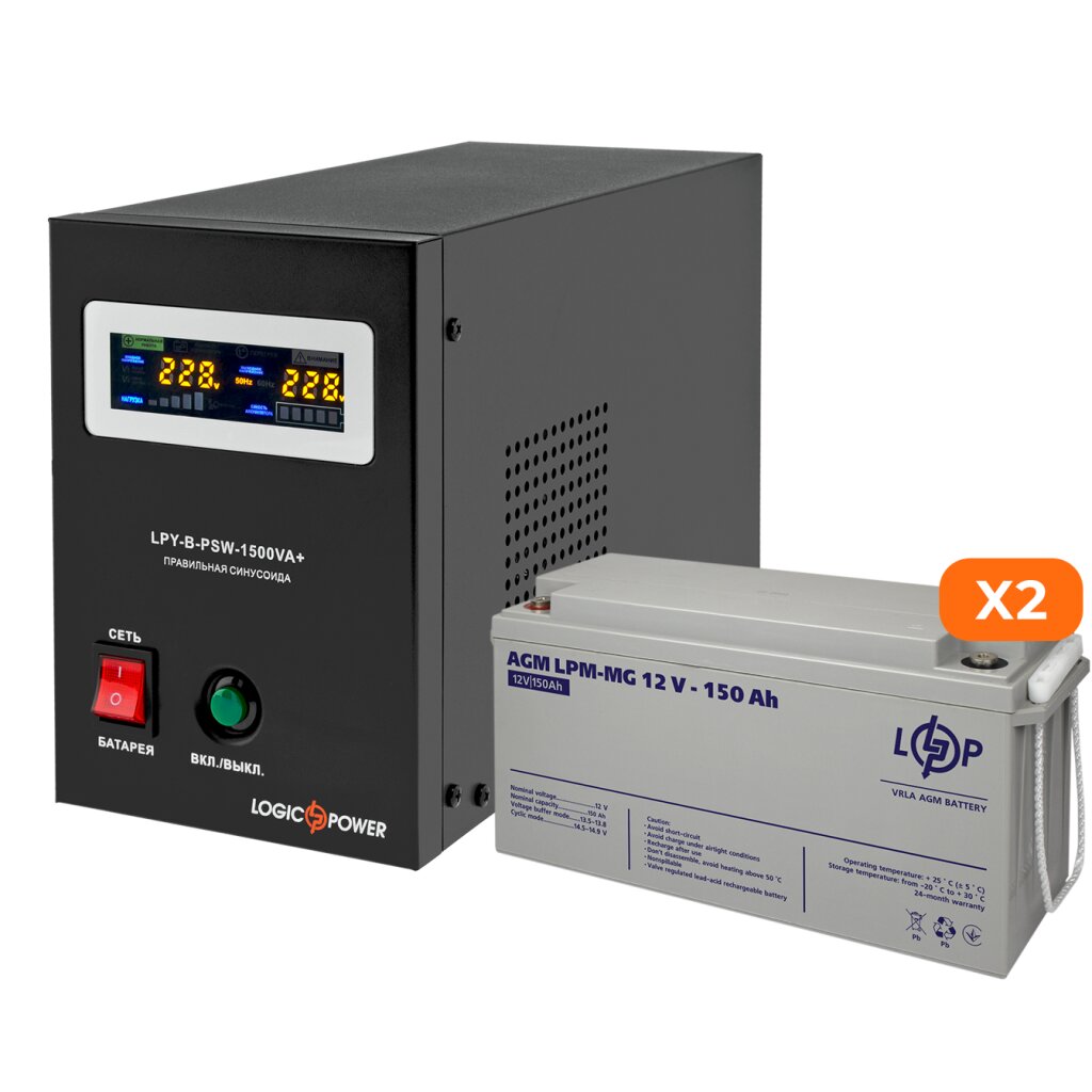 Комплект резервного питания ИБП B1500 + мультигелевая батарея 4140W