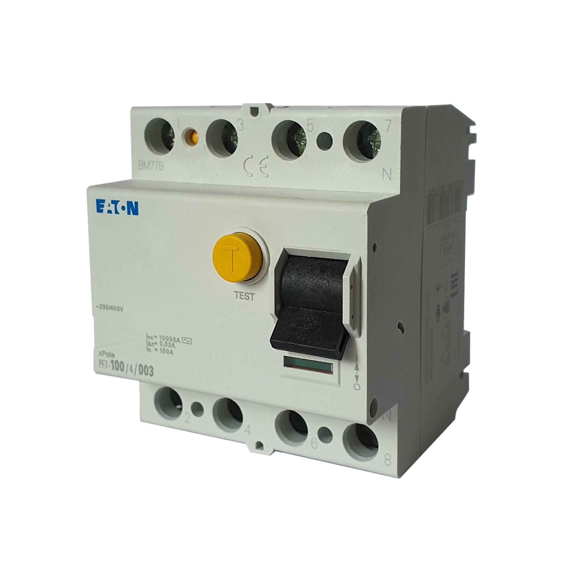 Дифференциальное реле (УЗО) 4п 80A PF7-80/4/003-DE 30mA EATON