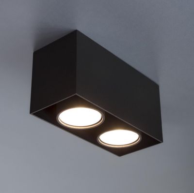 Накладний точковий світильник Linkor 272216.05.05 чорний, MR16 GU10 - 2