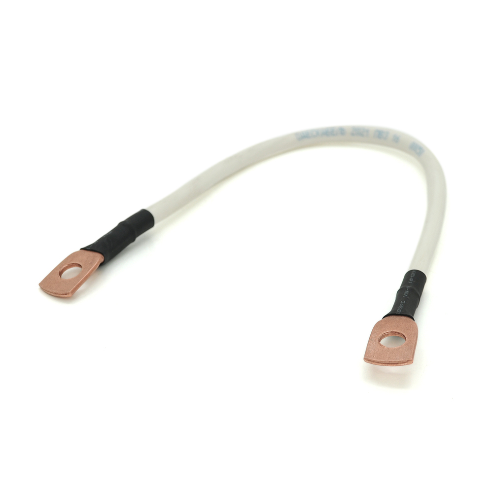 Кабель для соединения АКБ (перемычка) длина 50см , провод медный ПВ-3 / КГНВ Одессакабель, 16мм2 с клеммами М8 (медь)