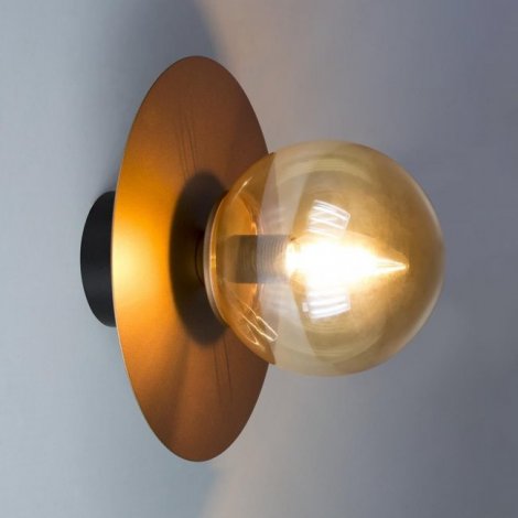 Бра Quest 341123.49.23 E14 - 1, медь/ коричневый