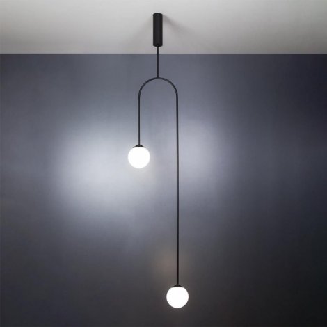 Люстра Leister 349224.05.01 Е14 - 2, черный/ белый