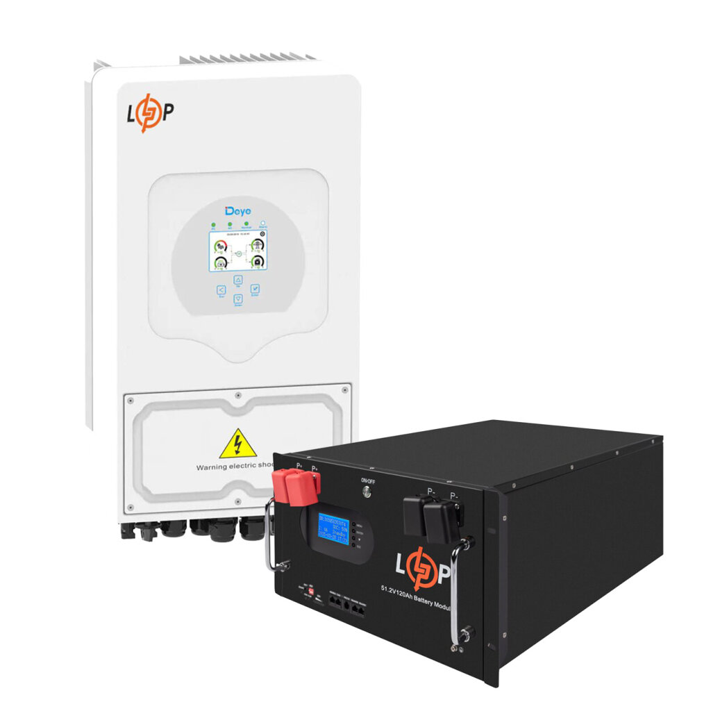 Комплект резервного питания LogicPower 6000W + литиевая (LiFePO4) батарея 11776Wh