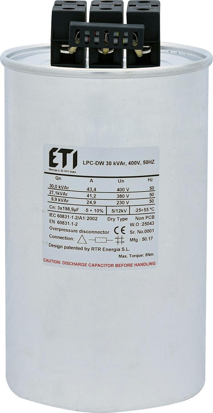 Конденсаторная батарея LPC-DW_400V 30 kVAr ETI