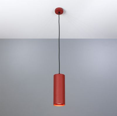 Подвесной точечный светильник, цвет красный/ чёрый Tokyo 48120.16.05 ImperiumLight длина 20 см