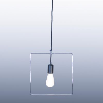 Подвесной светильник черный / хром Geometry SQUARE 93104.05.09 ImperiumLight