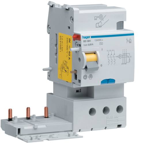 Блок ПЗВ 3п 40A 30mA AC