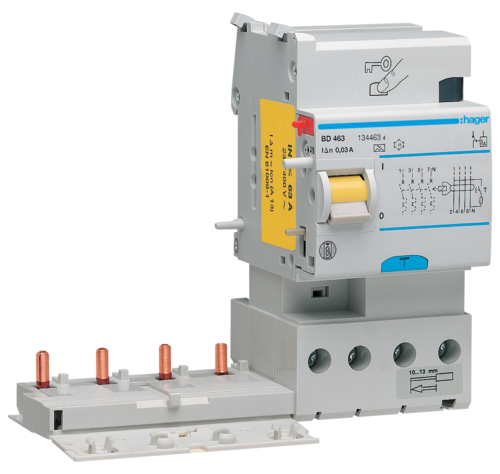 Блок ПЗВ 4п 40A 30mA HI