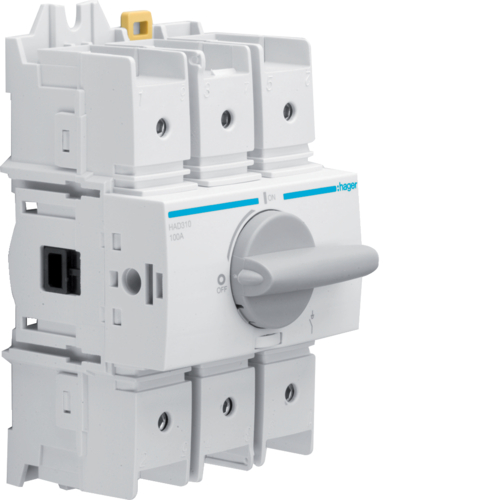 Вимикач навантаження модульний до 70мм2, 3п 100А