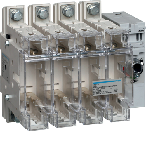 Вимикач навантаження під запобіжники 4п 125А