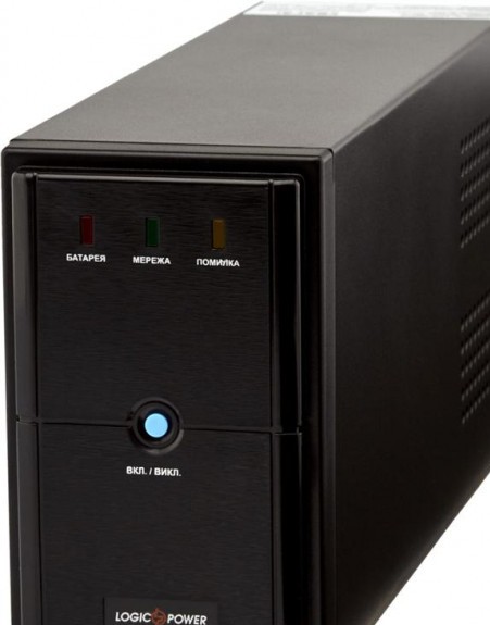 Logicpower LPM-U825VA. USB-порт. 2 евророзетки. 3 ступ. AVR. 9Ач12В. металлический корпус.