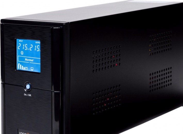 Logicpower LPM-UL1100VA. USB-порт. LCD. 3 евророзетки. 3 ступ. AVR. 2x7.5Ач12В. металлический корпус