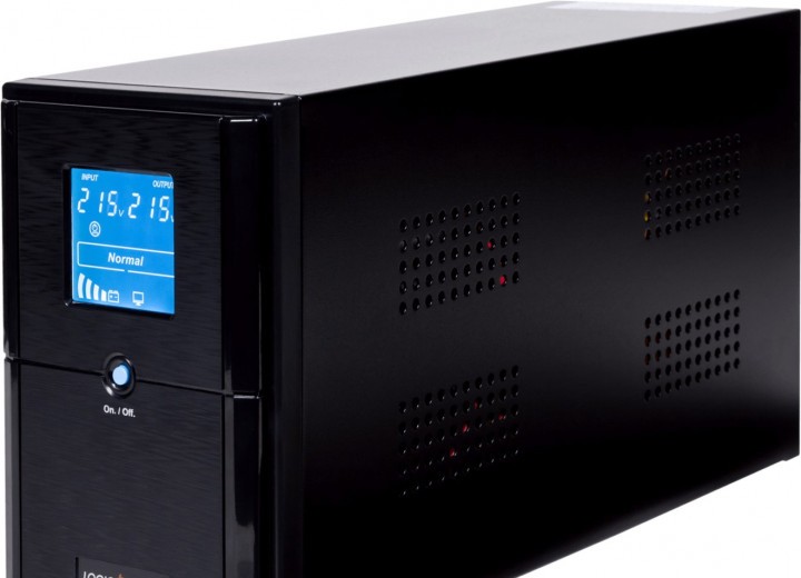 Logicpower LPM-L1250VA. LCD. 3 евророзетки. 3 ступ. AVR. 2x7.5Ач12В. металлический корпус
