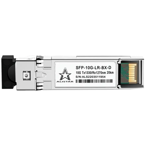 ALISTAR SFP-10G-LR-BX-D SFP+ 10G BASE-BX 1SM WDM LC 20KM TX1330/RX1270nm DOM Модуль