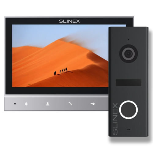 Slinex SK 7 Start (Slinex SK 7 grey + панель виклику ML-17HR graphite) Комплект видеодомофона