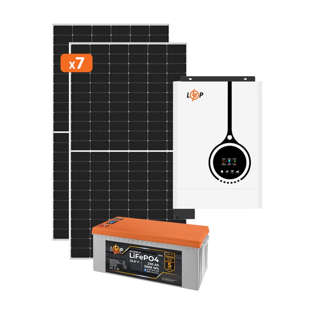 Солнечная электростанция (СЭС) Премиум 4.2kW АКБ 6kWh LiFePO4 230 Ah