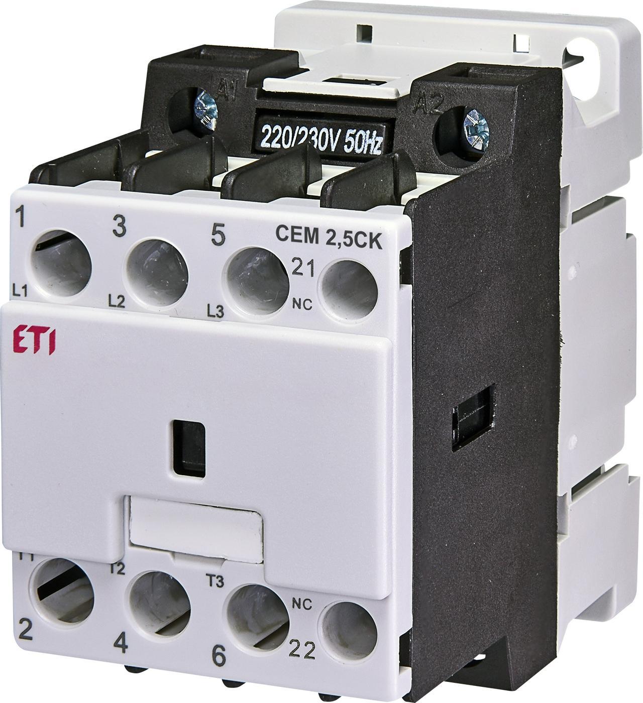 Контактор CEM 2,5CK.01 (2,5 кВАр, 400-440V) ETI