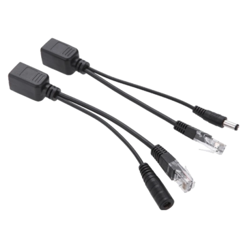 802.3at (30Вт), Black, OEM Q50 пасивний (пара) POE інжектор