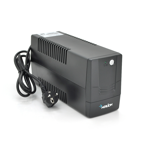 ИБП Merlion Velli 600 (360W) LED, 162-290VAC, AVR 1st, 2 SCHUKO, 1x12V7Ah, plastik Case Q4 (279x101x142) 4,2кг