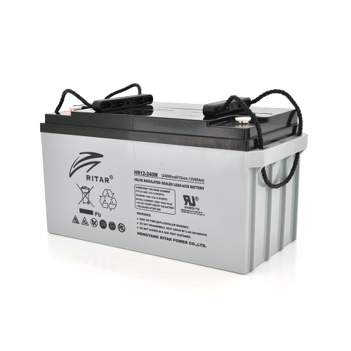 Аккумуляторная батарея AGM RITAR HR12240W, Gray Case, 12V 65.0Ah ( 350 х 167 х 182 (182 ) 19.50 kg Q1 / 48