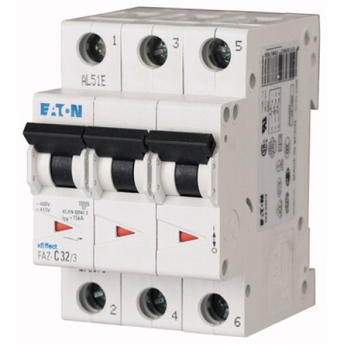 Автоматический выключатель 3п   20A PL6-D20/3 6kA EATON