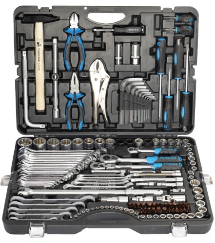 Набор инструментов 142+6 предметов 1/4