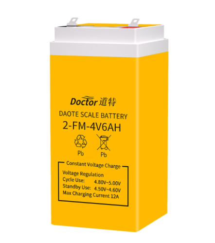Аккумуляторная батарея DOKTOR GC DTX 4V6AH, 4V6Ah ( 100x47x47 ), клемы F2, Yelow Q40