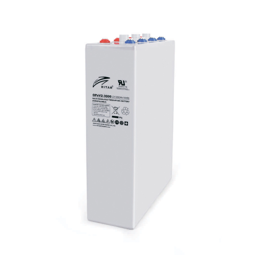 Аккумуляторная батарея RITAR OPzV 2-3000, Gray Case, 2V 3000.0Ah (1200 С) (576х212x770(805)), 208 кг.