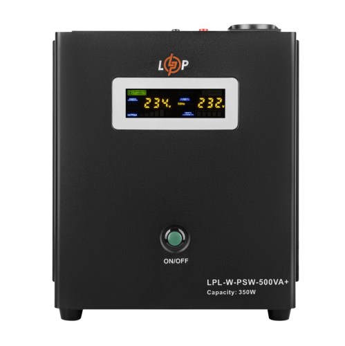 ИБП LogicPower LPL-W-PSW-500VA+ (350Вт) 5A/10A с правильной синусоидой 12V