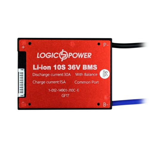 BMS плата LP Li-ion 36V 10S Dis 30A Ch 15A