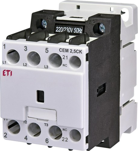 Контактор CEM 2,5CK.01 (2,5 кВАр, 400-440V) ETI