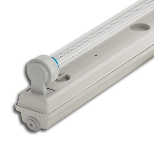 Корпус светильника ATOM 760 158 LED TUBE 2L, IP65 двухсторонне подключение ламп
