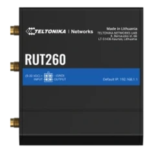 Teltonika RUT260 з 4G LTE, Wi-Fi Промисловий стільниковий маршрутизатор